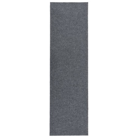 vidaXL Alfombra de pasillo atrapa suciedad 100x400 cm gris