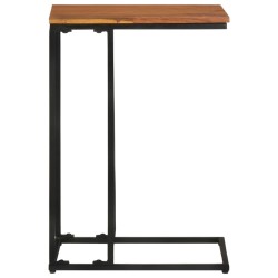 vidaXL Mesa auxiliar de madera maciza de acacia 35x45x65 cm