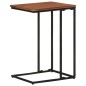 vidaXL Mesa auxiliar de madera maciza de acacia 35x45x65 cm
