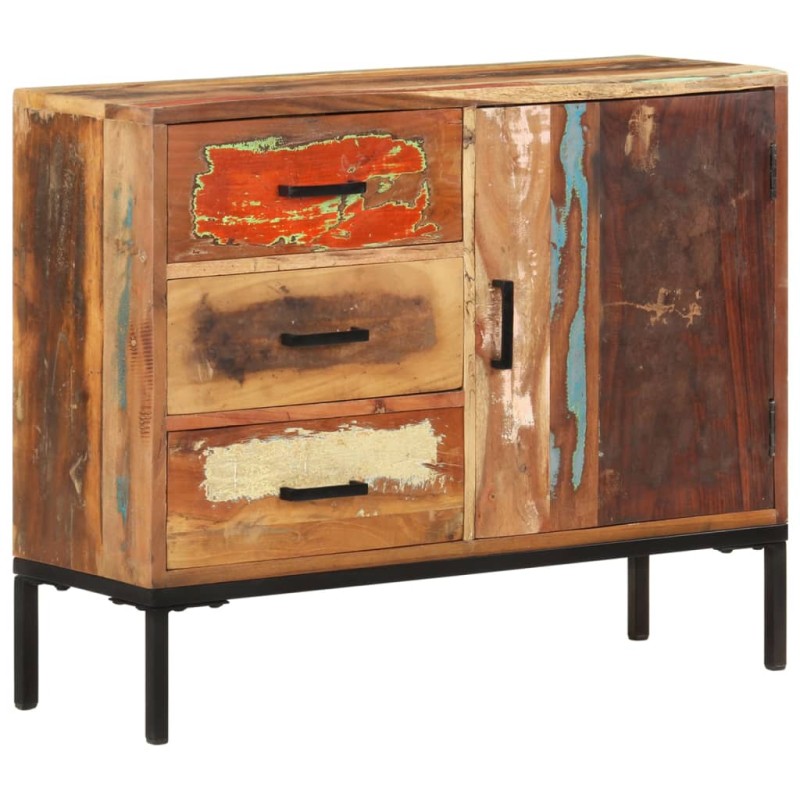 vidaXL Aparador de madera maciza reciclada 88x30x73 cm vidaXL Aparador de madera maciza reciclada 88x30x73 cm