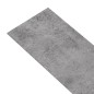 vidaXL Lamas para suelo PVC autoadhesivas 5,21 m² 2 mm marrón cemento vidaXL Lamas para suelo PVC autoadhesivas 5,21 m² 2 mm marrón cemento
