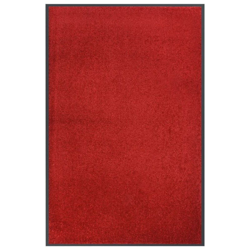vidaXL Felpudo rojo 80x120 cm vidaXL Felpudo rojo 80x120 cm