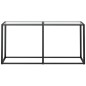 vidaXL Mesa consola vidrio templado transparente 160x35x75,5 cm vidaXL Mesa consola vidrio templado transparente 160x35x75,5 cm