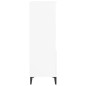 vidaXL Aparador alto madera contrachapada blanco 40x36x110 cm vidaXL Aparador alto madera contrachapada blanco 40x36x110 cm