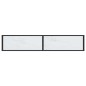 vidaXL Mesa consola vidrio templado mármol blanco 180x35x75,5 cm