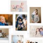 vidaXL Marco collage para fotos 10x(10x15 cm) blanco MDF