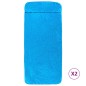 vidaXL Toallas de playa 2 uds tela turquesa 400 g/m² 75x200 cm vidaXL Toallas de playa 2 uds tela turquesa 400 g/m² 75x200 cm