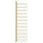 vidaXL Botellero de pared para 36 botellas hierro dorado vidaXL Botellero de pared para 36 botellas hierro dorado