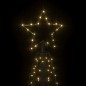 vidaXL Árbol de Navidad cónico 200 LED blanco cálido 70x180 cm vidaXL Árbol de Navidad cónico 200 LED blanco cálido 70x180 cm