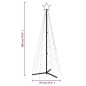 vidaXL Árbol de Navidad cónico 200 LED blanco cálido 70x180 cm vidaXL Árbol de Navidad cónico 200 LED blanco cálido 70x180 cm