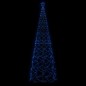 vidaXL Árbol de Navidad cónico 1400 LED azul 160x500 cm vidaXL Árbol de Navidad cónico 1400 LED azul 160x500 cm