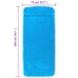 vidaXL Toallas de playa 2 uds tela turquesa 400 g/m² 75x200 cm vidaXL Toallas de playa 2 uds tela turquesa 400 g/m² 75x200 cm