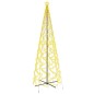 vidaXL Árbol de Navidad cónico 1400 LED blanco cálido 160x500 cm