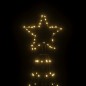 vidaXL Árbol de Navidad cónico 1400 LED blanco cálido 160x500 cm