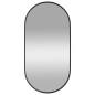 vidaXL Espejo de pared ovalado negro 20x40 cm vidaXL Espejo de pared ovalado negro 20x40 cm