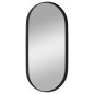 vidaXL Espejo de pared ovalado negro 20x40 cm vidaXL Espejo de pared ovalado negro 20x40 cm