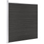 vidaXL Valla de jardín de WPC gris 175x186 cm vidaXL Valla de jardín de WPC gris 175x186 cm