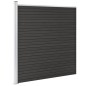 vidaXL Valla de jardín de WPC gris 175x186 cm vidaXL Valla de jardín de WPC gris 175x186 cm