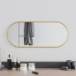 vidaXL Espejo de pared ovalado dorado 60x25 cm vidaXL Espejo de pared ovalado dorado 60x25 cm