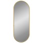 vidaXL Espejo de pared ovalado dorado 60x25 cm vidaXL Espejo de pared ovalado dorado 60x25 cm