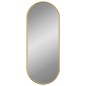 vidaXL Espejo de pared ovalado dorado 60x25 cm vidaXL Espejo de pared ovalado dorado 60x25 cm