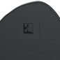 vidaXL Espejo de pared negro 60x50 cm vidaXL Espejo de pared negro 60x50 cm