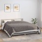 vidaXL Manta con peso tela gris 220x260 cm 15 kg vidaXL Manta con peso tela gris 220x260 cm 15 kg