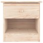 vidaXL Mesita de noche ALTA madera maciza de pino 43x35x40,5 cm vidaXL Mesita de noche ALTA madera maciza de pino 43x35x40,5 cm