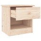 vidaXL Mesita de noche ALTA madera maciza de pino 43x35x40,5 cm vidaXL Mesita de noche ALTA madera maciza de pino 43x35x40,5 cm