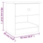 vidaXL Mesita de noche ALTA madera maciza de pino 43x35x40,5 cm vidaXL Mesita de noche ALTA madera maciza de pino 43x35x40,5 cm
