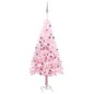 vidaXL Árbol de Navidad preiluminado con luces y bolas rosa 180 cm vidaXL Árbol de Navidad preiluminado con luces y bolas rosa 180 cm