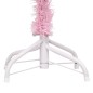 vidaXL Árbol de Navidad preiluminado con luces y bolas rosa 180 cm vidaXL Árbol de Navidad preiluminado con luces y bolas rosa 180 cm