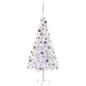 vidaXL Árbol de Navidad artificial con luces y bolas 620 ramas 180 cm vidaXL Árbol de Navidad artificial con luces y bolas 620 ramas 180 cm