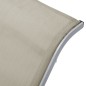 vidaXL Tumbonas con mesita 2 unidades aluminio color crema vidaXL Tumbonas con mesita 2 unidades aluminio color crema