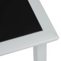 vidaXL Tumbonas con mesita 2 unidades aluminio color crema vidaXL Tumbonas con mesita 2 unidades aluminio color crema