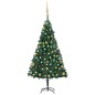 vidaXL Árbol de Navidad preiluminado con luces y bolas verde 150 cm vidaXL Árbol de Navidad preiluminado con luces y bolas verde 150 cm