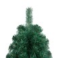 vidaXL Medio árbol de Navidad con luces y bolas verde 210 cm vidaXL Medio árbol de Navidad con luces y bolas verde 210 cm