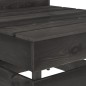 vidaXL Set de muebles de jardín 3 pzas madera de pino impregnada gris vidaXL Set de muebles de jardín 3 pzas madera de pino impregnada gris