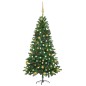 vidaXL Árbol de Navidad preiluminado con luces y bolas verde 150 cm vidaXL Árbol de Navidad preiluminado con luces y bolas verde 150 cm