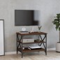 vidaXL Mueble para TV madera contrachapada marrón roble 60x40x50 cm vidaXL Mueble para TV madera contrachapada marrón roble 60x40x50 cm