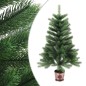 vidaXL Árbol de Navidad artificial con luces y bolas verde 90 cm vidaXL Árbol de Navidad artificial con luces y bolas verde 90 cm