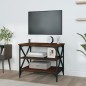 vidaXL Mueble para TV madera contrachapada marrón roble 60x40x50 cm vidaXL Mueble para TV madera contrachapada marrón roble 60x40x50 cm