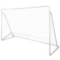 vidaXL Porterías de fútbol de acero 2 unidades 240x90x150 cm vidaXL Porterías de fútbol de acero 2 unidades 240x90x150 cm