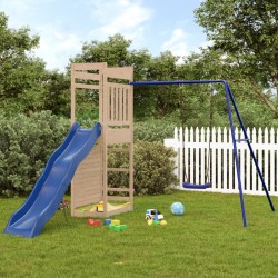 vidaXL Parque infantil de exterior madera maciza de pino