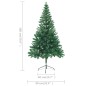 vidaXL Árbol de Navidad artificial con luces y bolas 564 ramas 180 cm vidaXL Árbol de Navidad artificial con luces y bolas 564 ramas 180 cm
