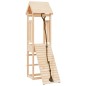 vidaXL Casa de juegos con pared de escalada madera maciza pino vidaXL Casa de juegos con pared de escalada madera maciza pino