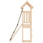 vidaXL Casa de juegos con pared de escalada madera maciza pino vidaXL Casa de juegos con pared de escalada madera maciza pino