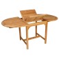 vidaXL Juego de comedor para jardín 5 piezas madera maciza teca vidaXL Juego de comedor para jardín 5 piezas madera maciza teca