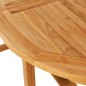 vidaXL Juego de comedor para jardín 5 piezas madera maciza teca vidaXL Juego de comedor para jardín 5 piezas madera maciza teca