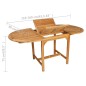 vidaXL Juego de comedor para jardín 5 piezas madera maciza teca vidaXL Juego de comedor para jardín 5 piezas madera maciza teca
